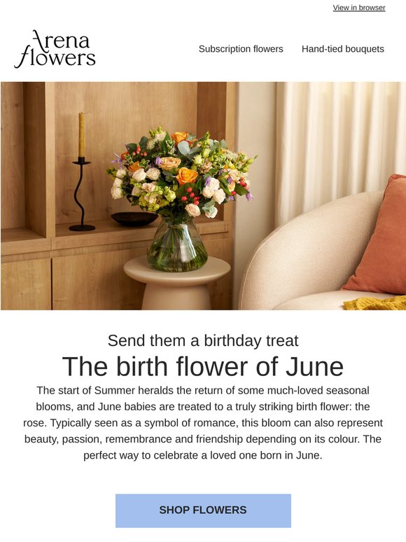The birth flower of June