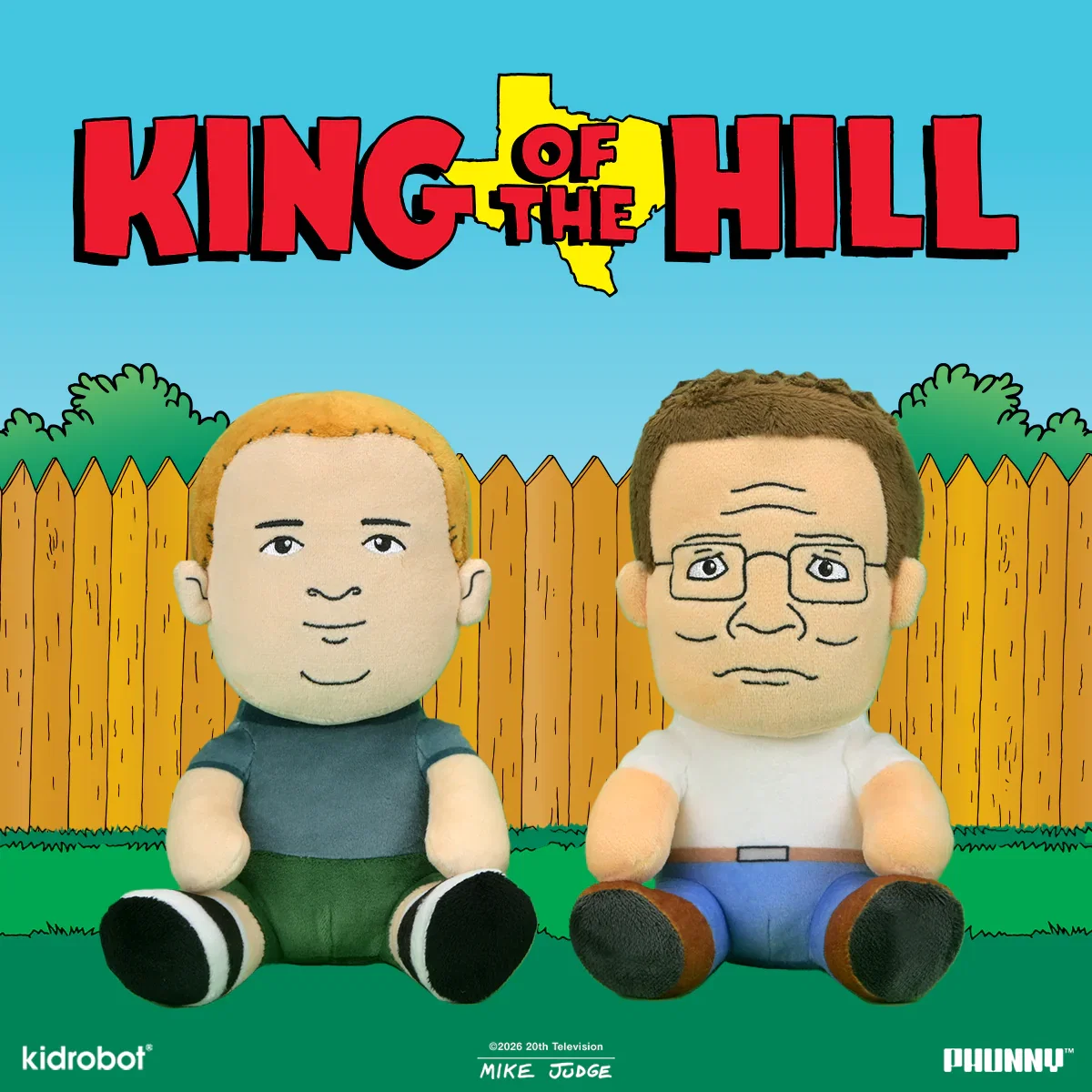 Image of King of the Hill - Hank and Bobby Phunny Plush Bundle 2-Pack