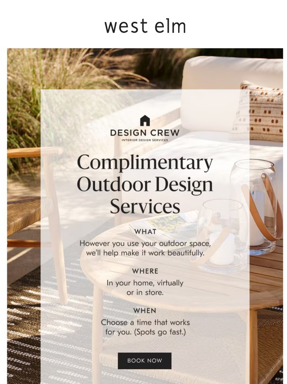 Free design help for your outdoor setup