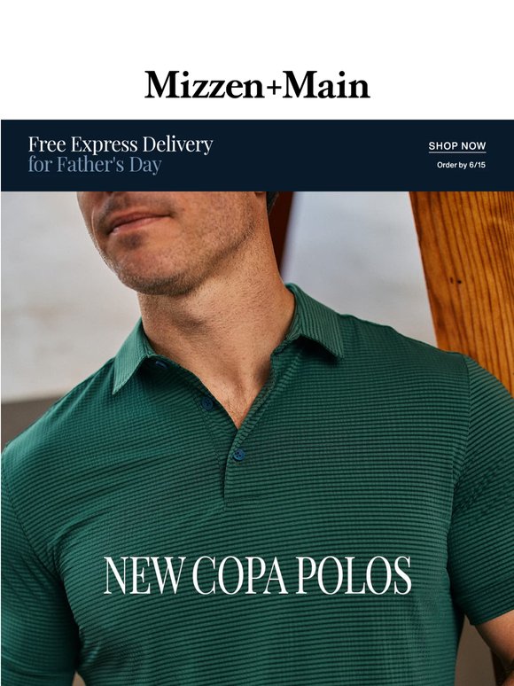 New Polos just in time for Father's Day