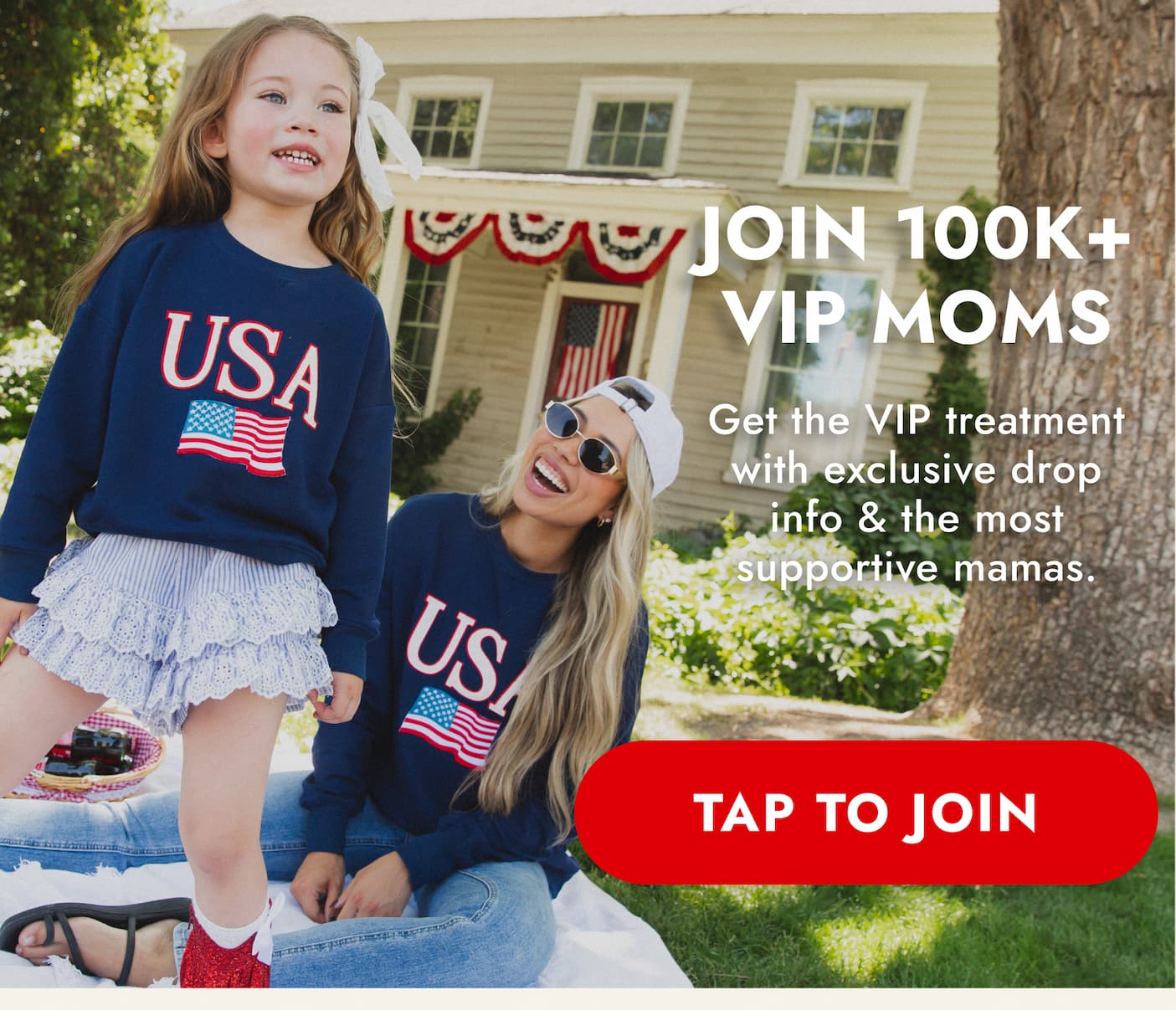 Get the VIP treatment: exclusive drop info & the most supportive mamas can be found in our VIP FB Group.