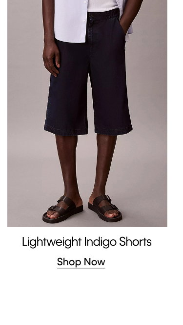 Lightweight Indigo Shorts. Shop Now.