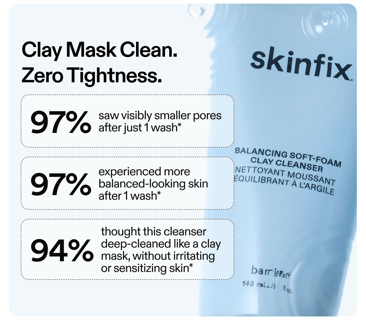 Clay Mask Clean. Zero Tightness