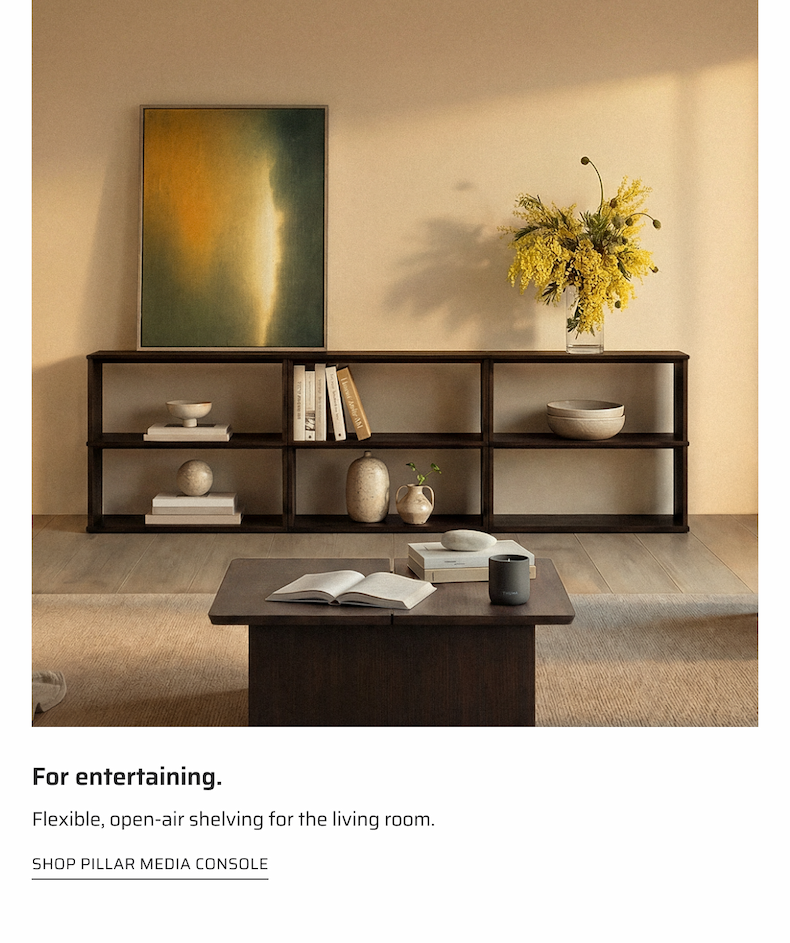 For entertaining, shop Pillar Media Console