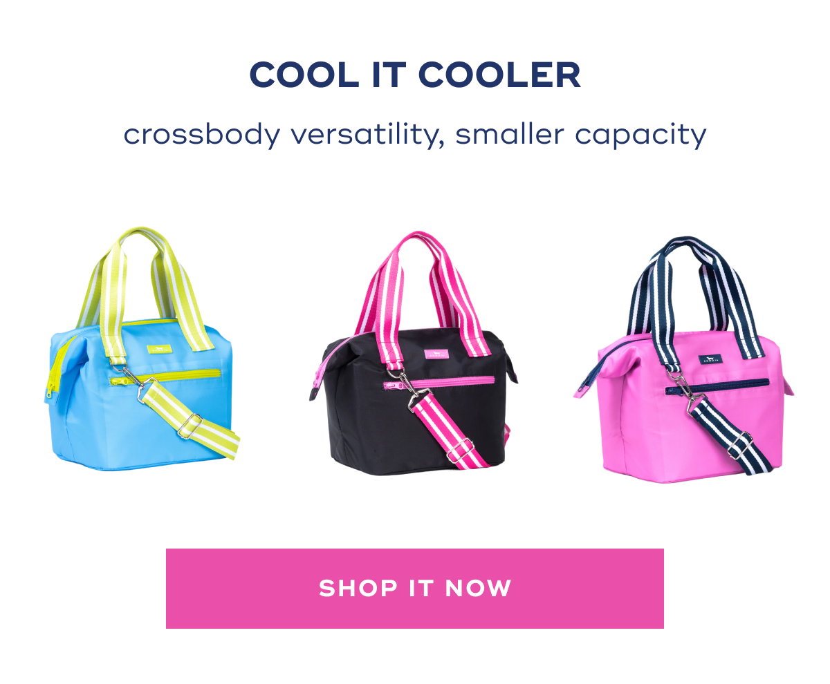 Cool It Cooler crossbody versatility, smaller capacity shop it now
