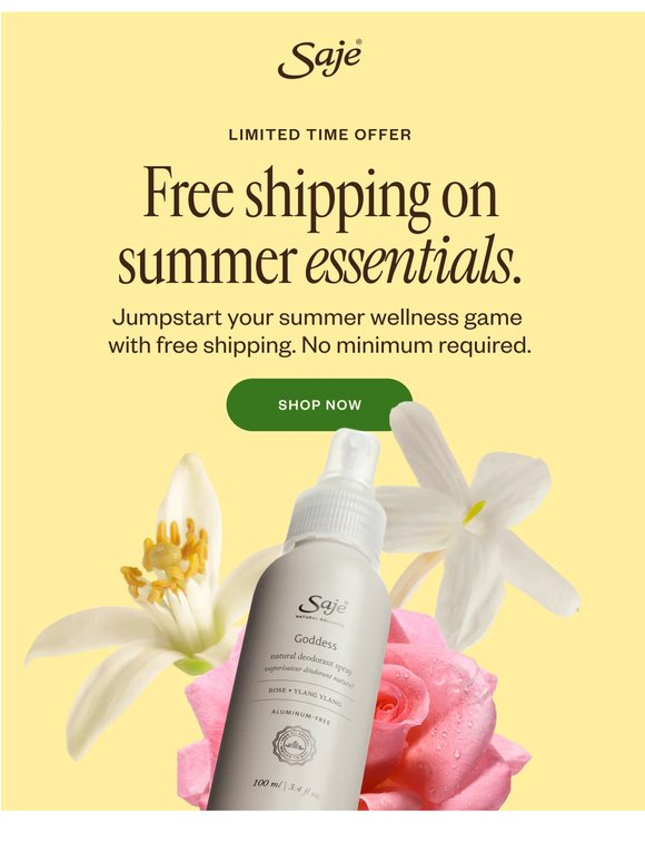 All your favorites ship free