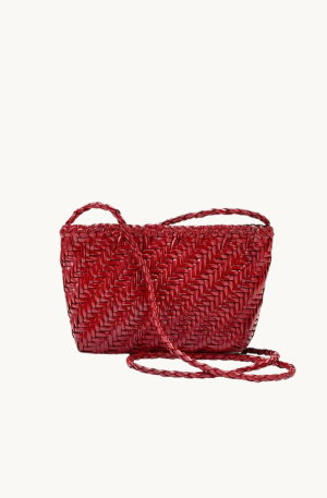 Ellyla Sia Woven Leather Crossbody Bag