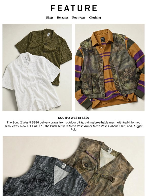 South2 West8 SS26: Trail-Inspired Layers