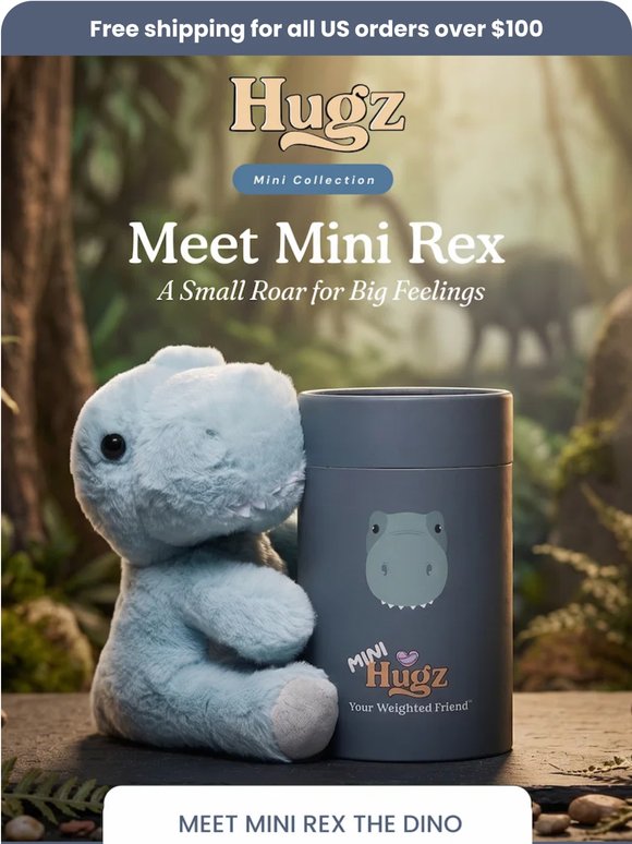 NEW MINI HUGZ | Meet Mini Rex the Dino