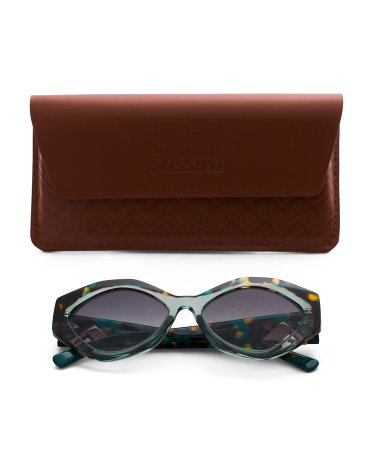 56Mm Oval Sunglasses For Women