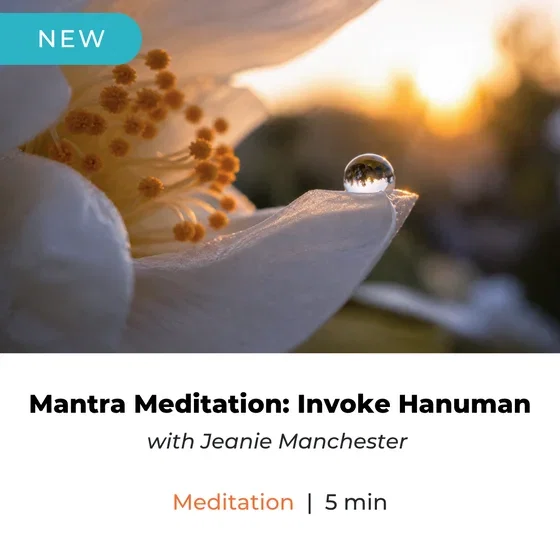 Mantra Meditation: Invoke Hanuman with Jeanie Manchester