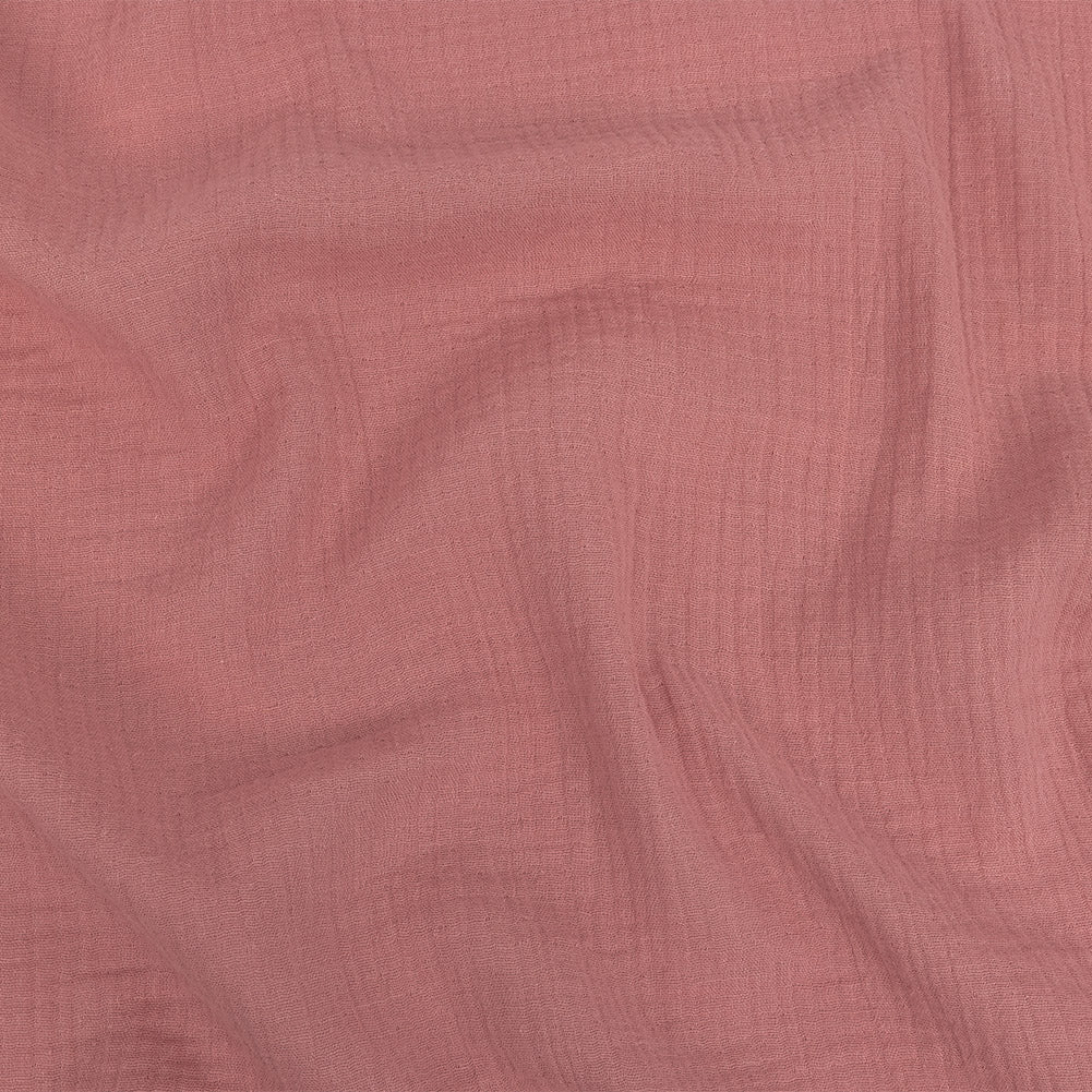 Image of Double Cotton Gauze - Dusty Rose - Talamanca Collection