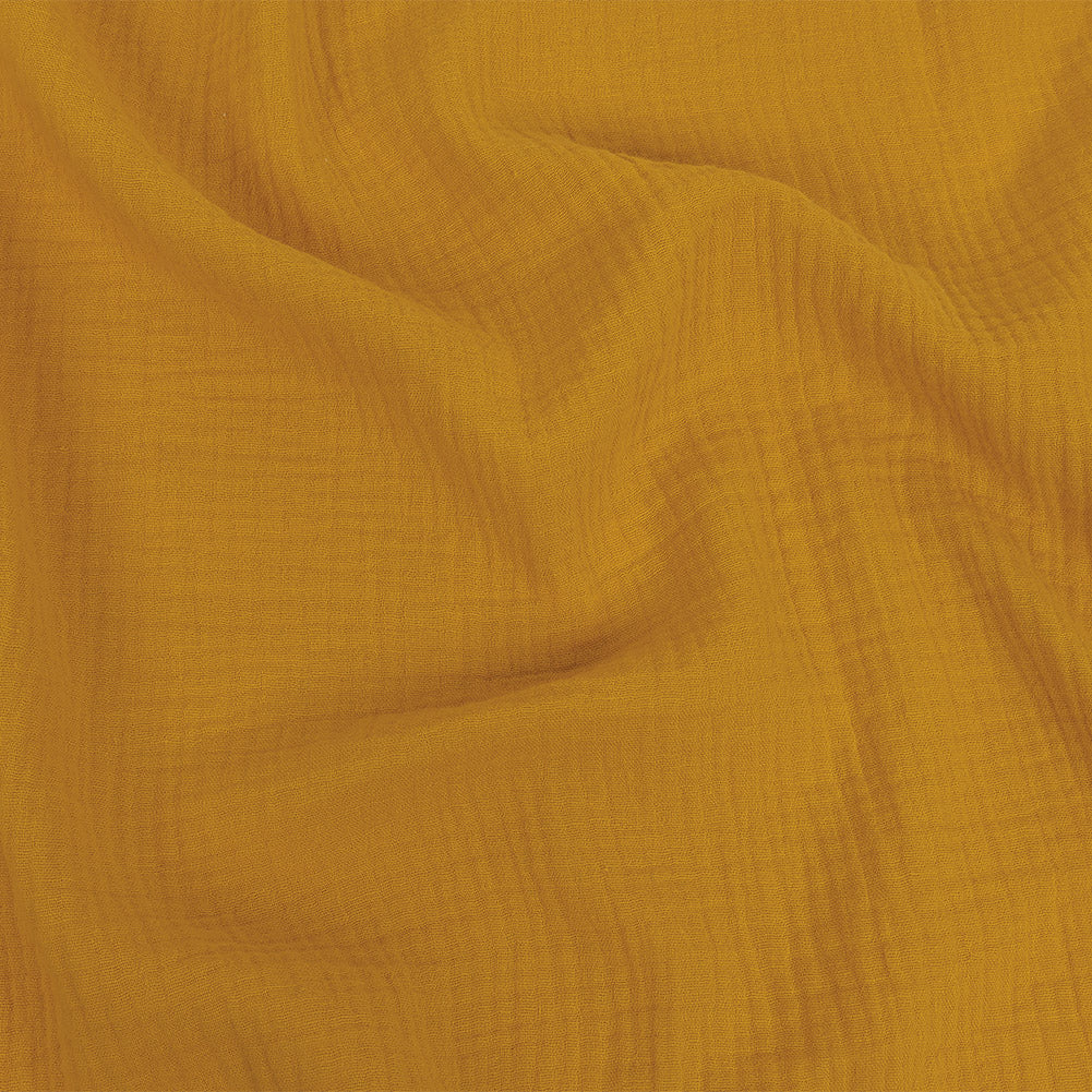 Image of Double Cotton Gauze - Gamboge - Talamanca Collection
