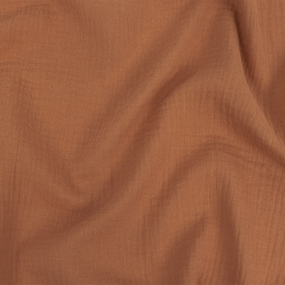 Image of Double Cotton Gauze - Caramel - Talamanca Collection