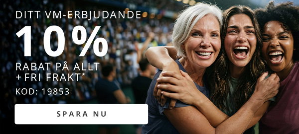 10% RABATT PÅ ALLT + FRI FRAKT