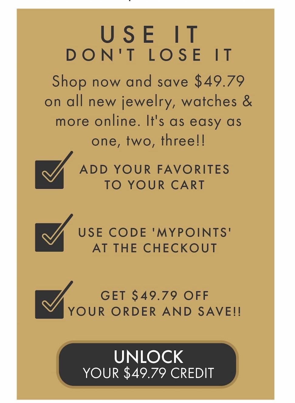 Claim Points Before Midnight Sunday  Or Lose Them All