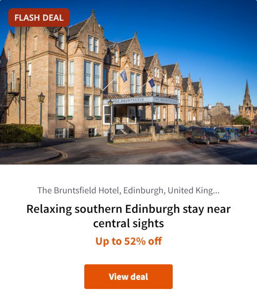 Relaxing southern Edinburgh stay near central sights