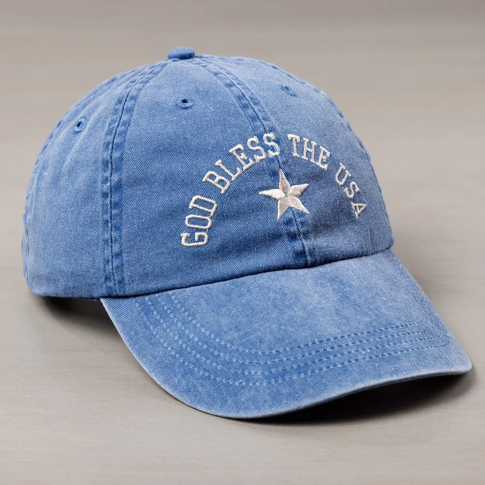 God Bless the USA Ball Cap