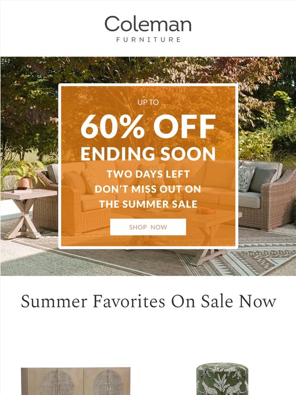 Summer Sale Ends in 2 Days