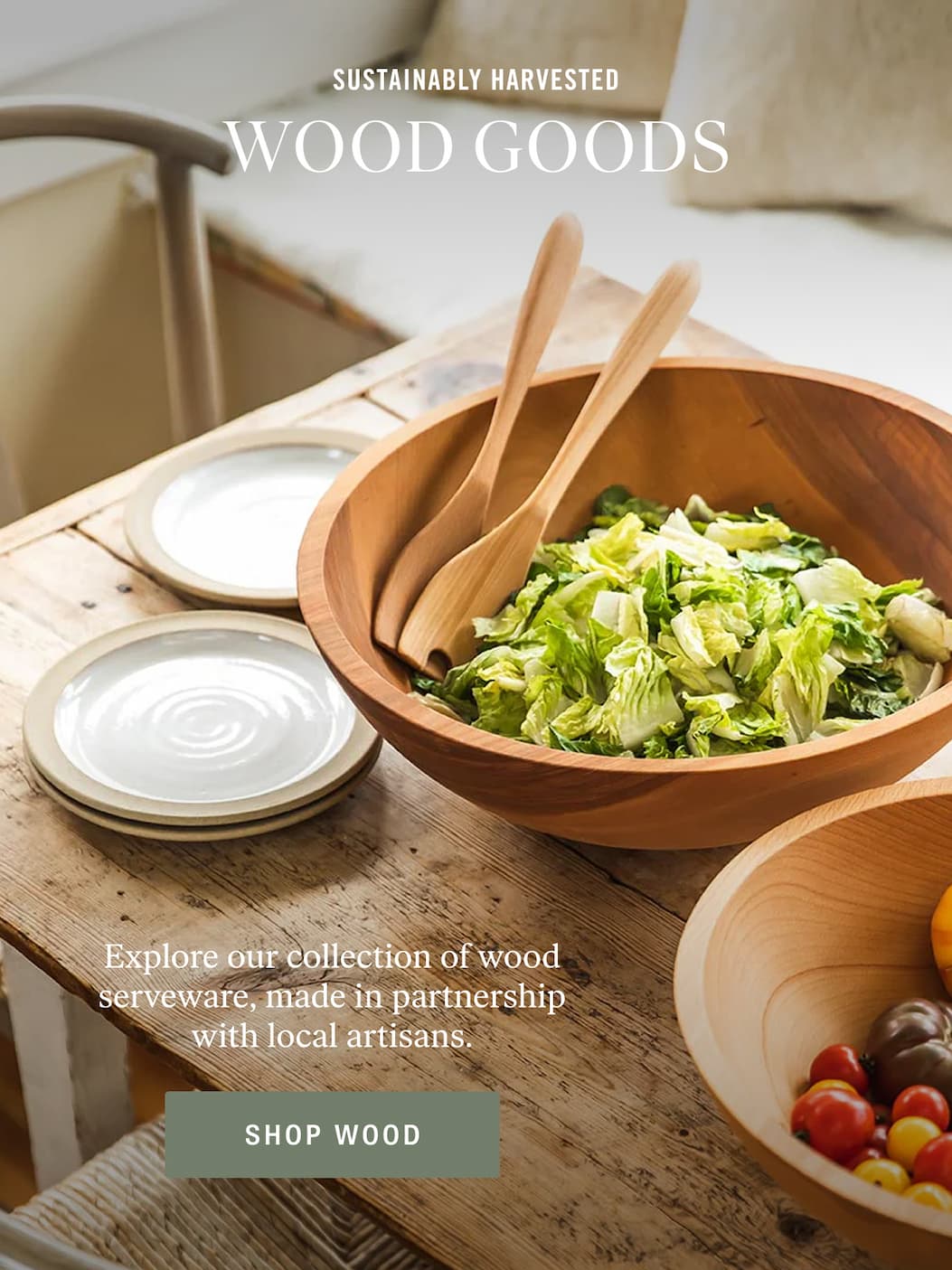 Sustainably Harvested Wood Goods
