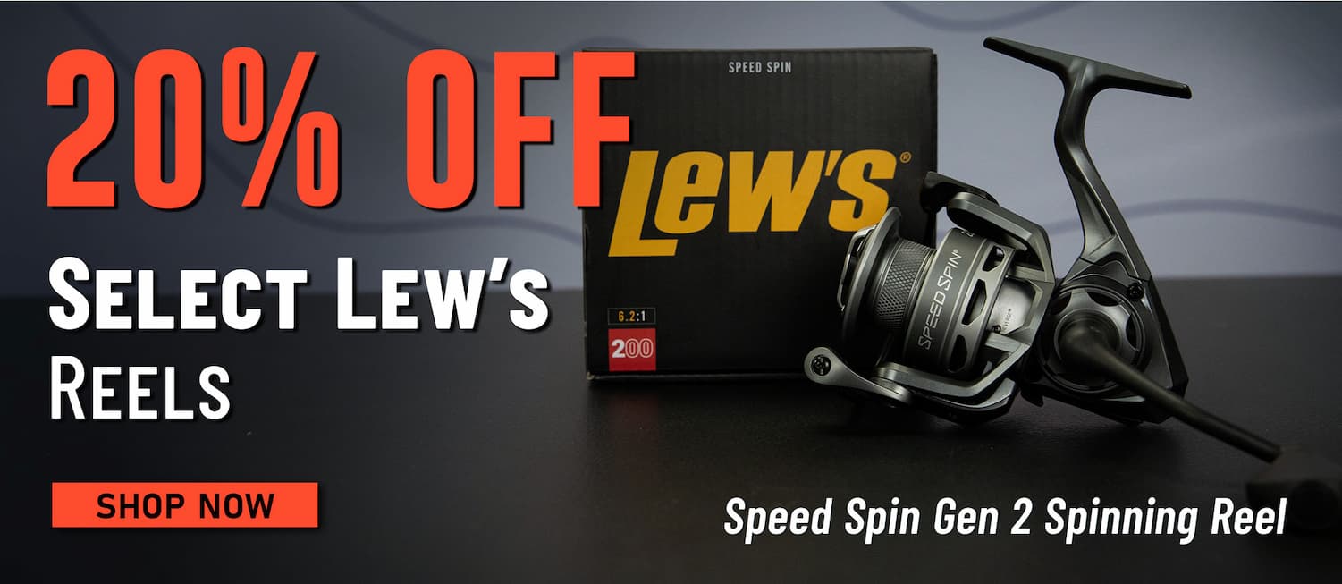 20% Off Select Lew's Reels Speed Spin Gen 2 Spinning Reel Shop Now