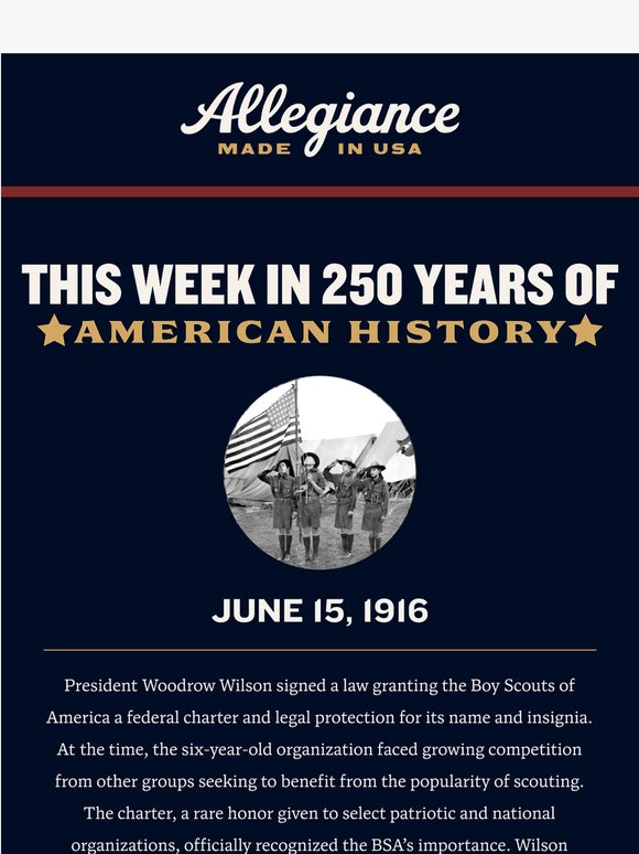 This Week In 250 Years Of American History