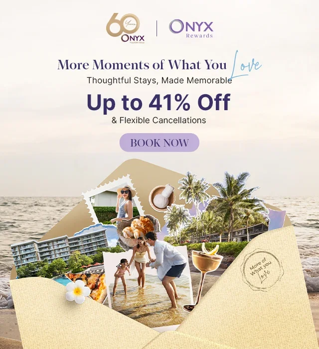 ONYX Rewards - More Moments of What You Love. Thoughtful Stays, Made Memorable. Up to 41% Off & Flexible Cancellations.