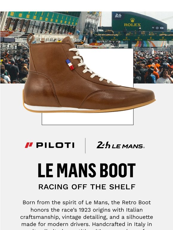 The Boot With Racing Roots