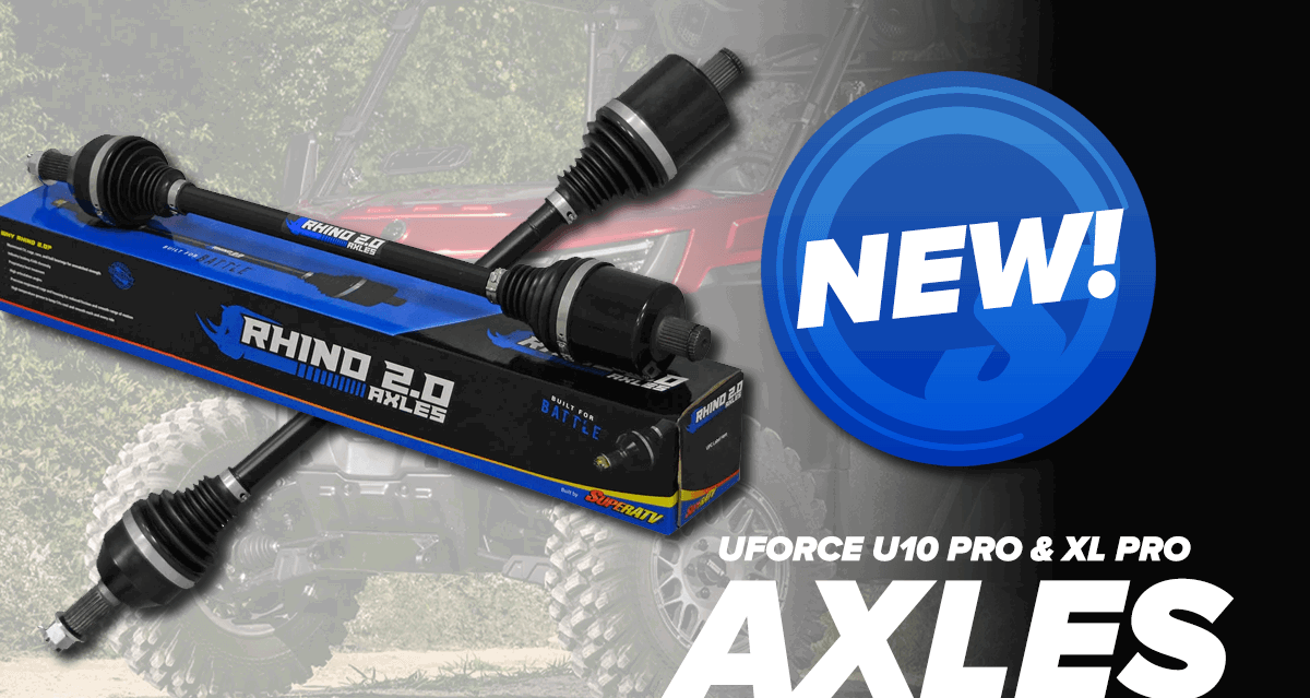 NEW! Uforce U10 Pro & XL Pro Rhino 2.0 Axles!