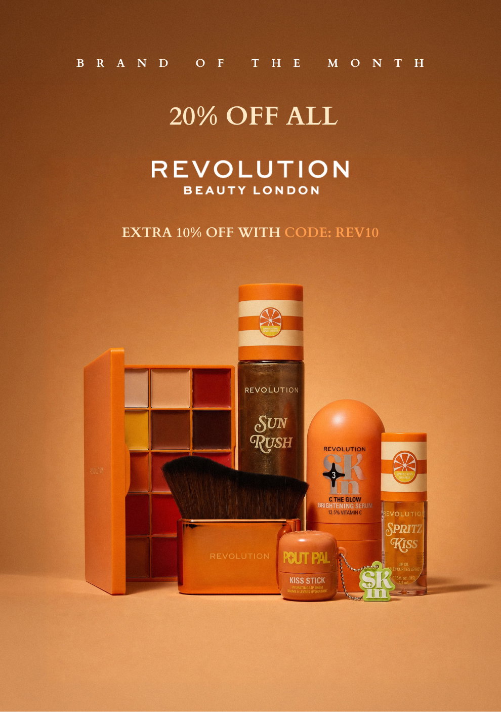 EXTRA 10% OFF WITH CODE: REV10