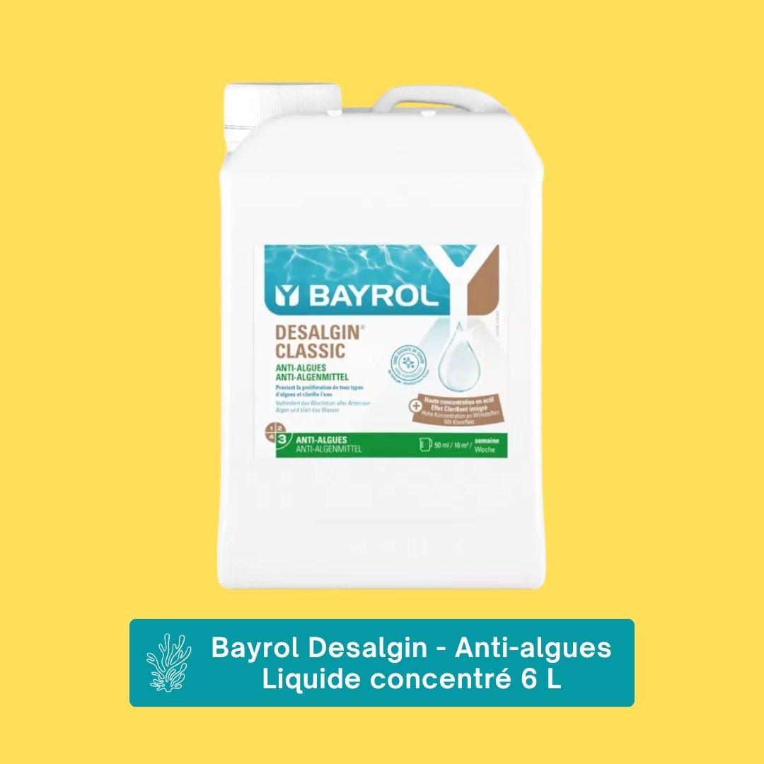 Bayrol Desalgin - Anti-algues Liquide concentré 6 L