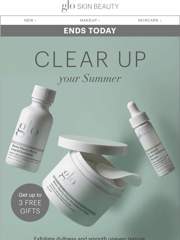 LAST DAY for free exfoliation essentials
