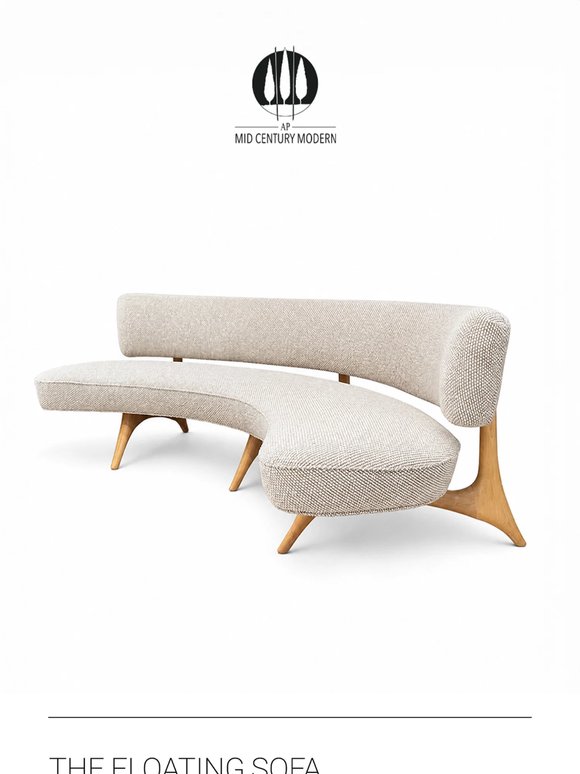 The Authentic Floating Sofa by Vladimir Kagan