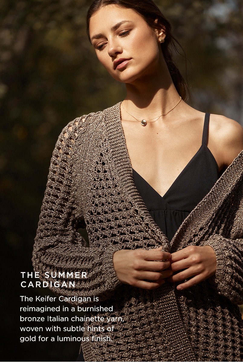 The Keifer Metallic Cardigan