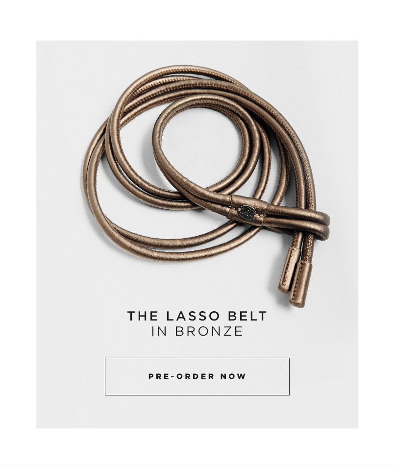 The Lasso Bronze Belt