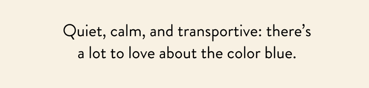 Quiet, calm and transportive 