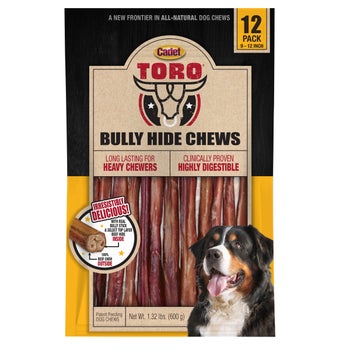 Cadet Toro Bully Hide Chews for Dogs