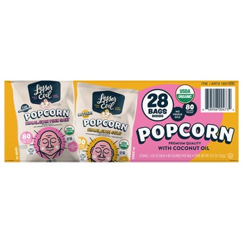 LesserEvil Organic Himalayan Popcorn with Coconut Oil