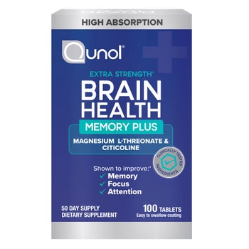 Qunol Brain Health Memory Plus Tablets