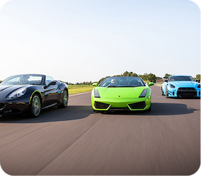 Triple All Star Driving Experience with High Speed Passenger Ride