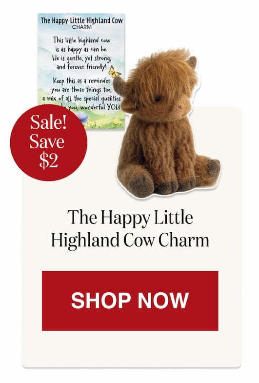 The Happy Little Highland Cow Charm [Click here to Shop Now]