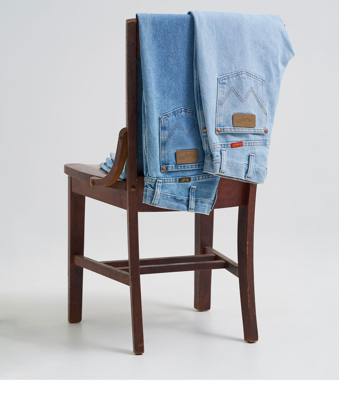 Jeans on a chair
