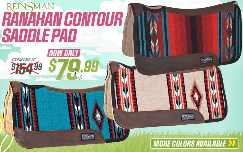 Reinsman Contoured Saddle Pads $79.99