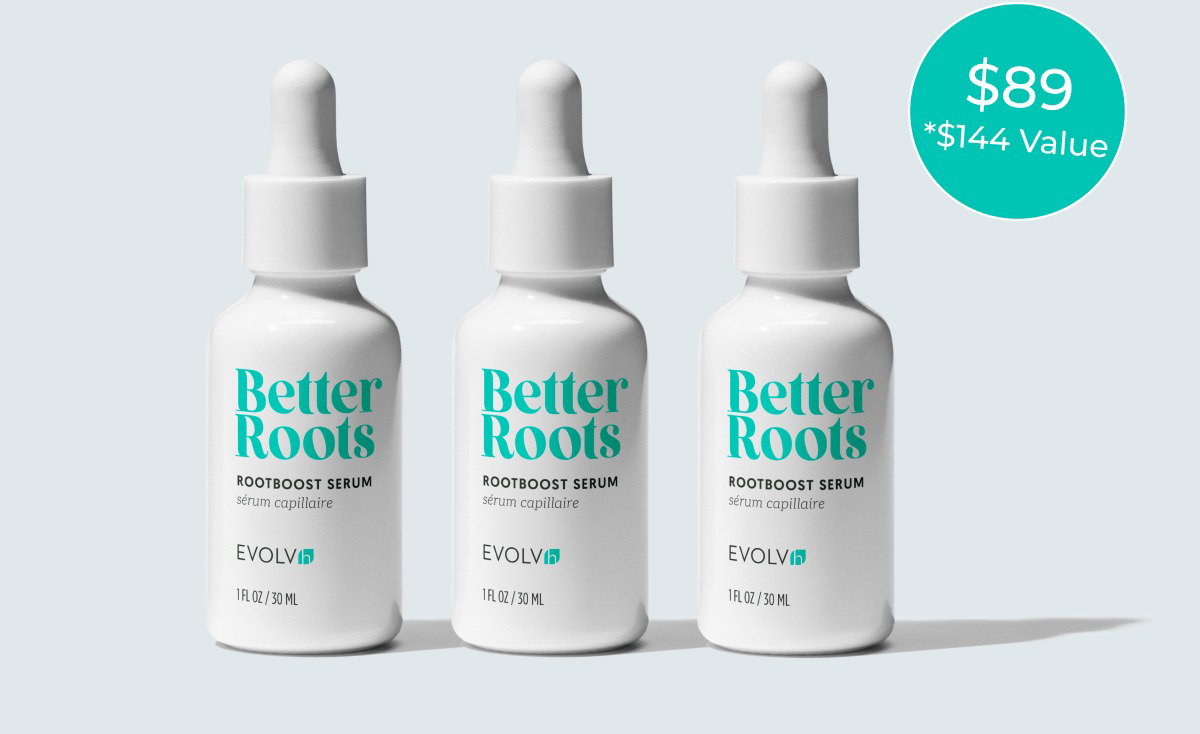 RootBoost Serum 3-Pack is just $89 when you pre-order.