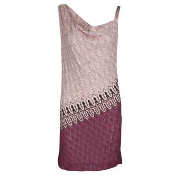 Multicolor Patterned Knit Drap