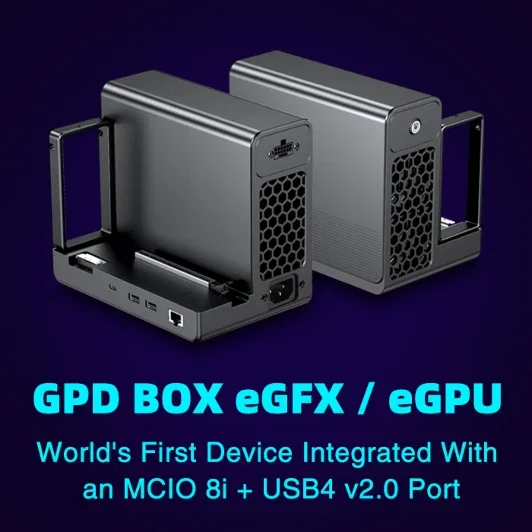 GPD G2 eGPU: The World's First Mini PC Featuring MCIO 8i and USB4 v2.0 Connectivity