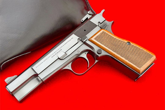 High Condition 1977 Browning Hi Power 9mm Rare Early Target Model 99%+