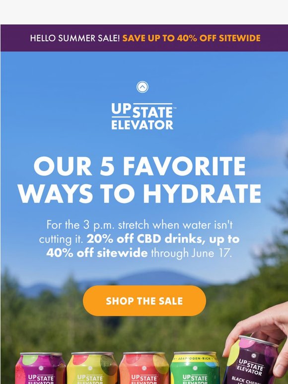 Our 5 favorite ways to hydrate