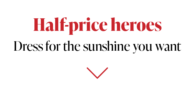 Massive savings to help you step into summer with style