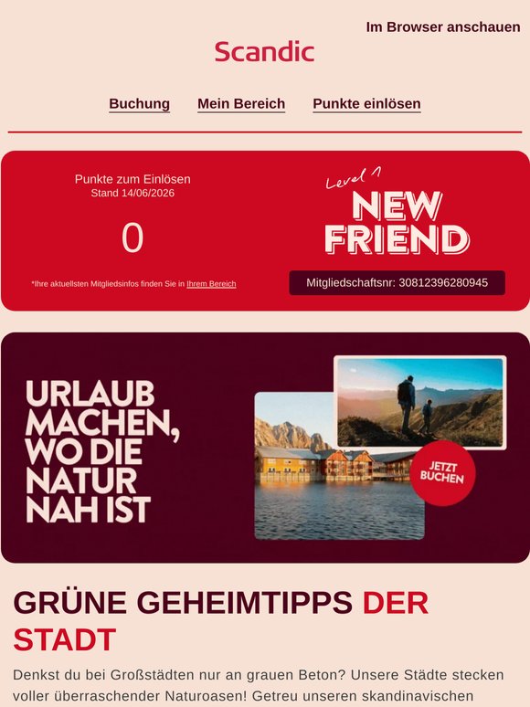 Urlaub machen, wo die Natur nah ist ☀️